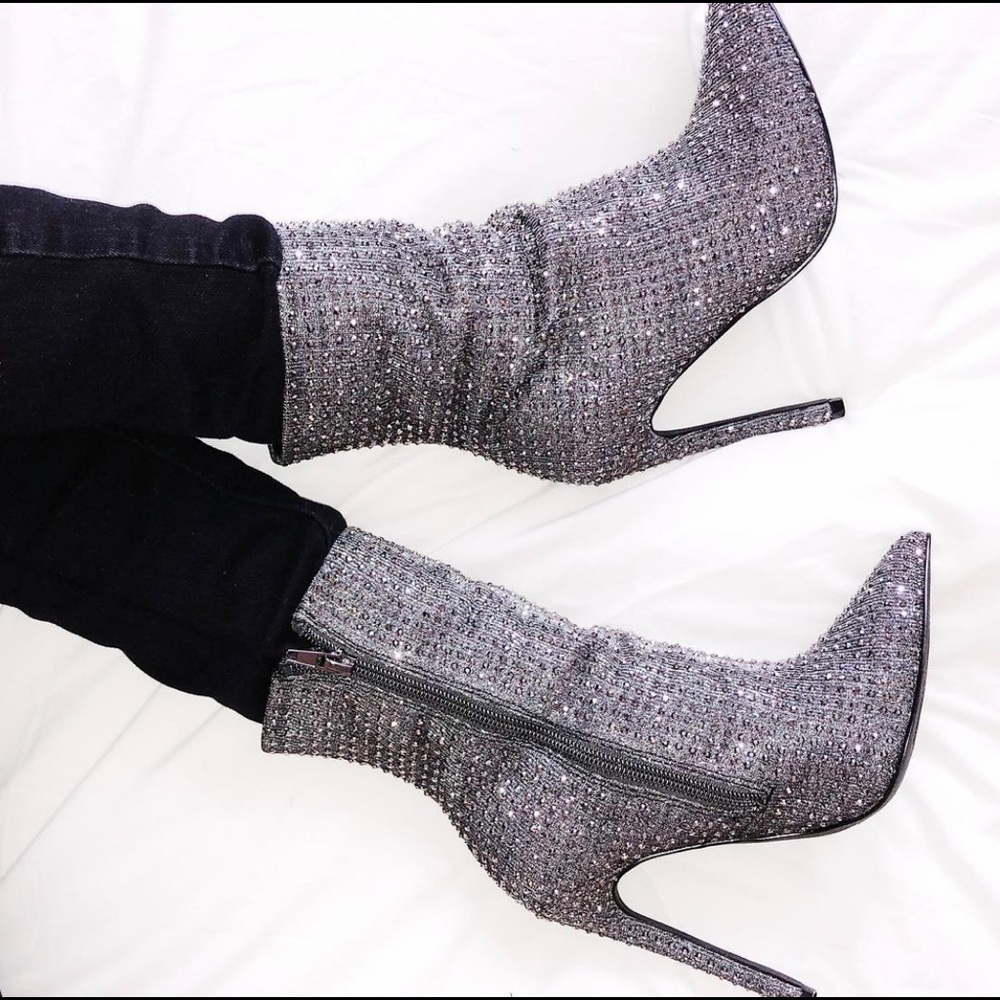 Rhinestone boots